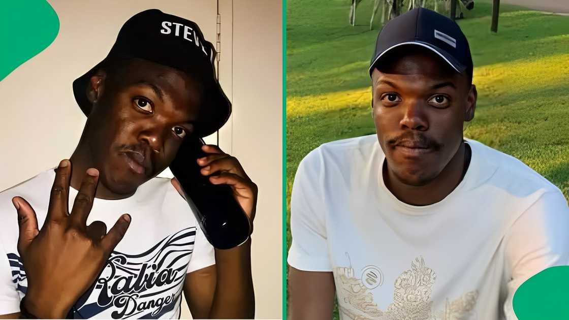 A man on TikTok celebrated passing matric A man on TikTok celebrated passing matric