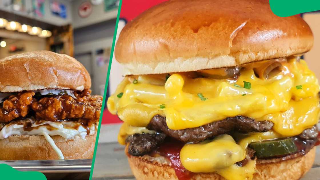 Talladega Grill's burger options Talladega Grill's burger options