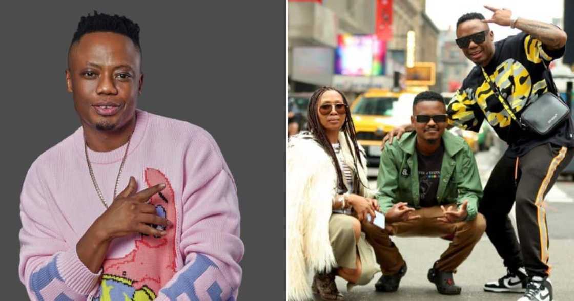 DJ Tira, Dineo Ranka, Mac G in New York