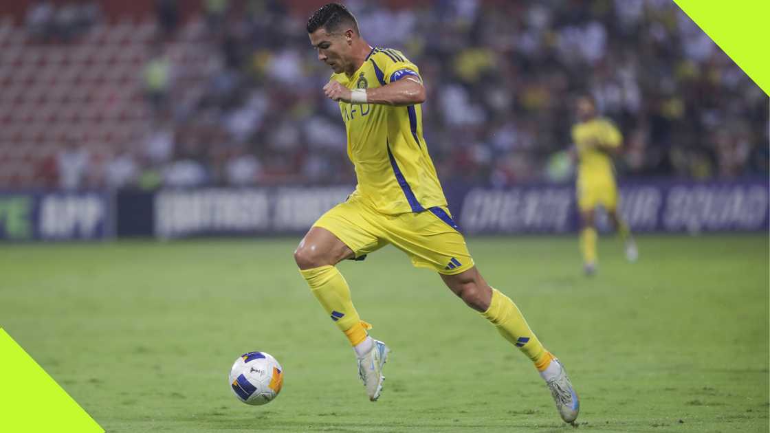 Portuguese maestro Cristiano Ronaldo in action for Al-Nassr during their AFC Champions League clash with Esteghlal on October 22, 2024.