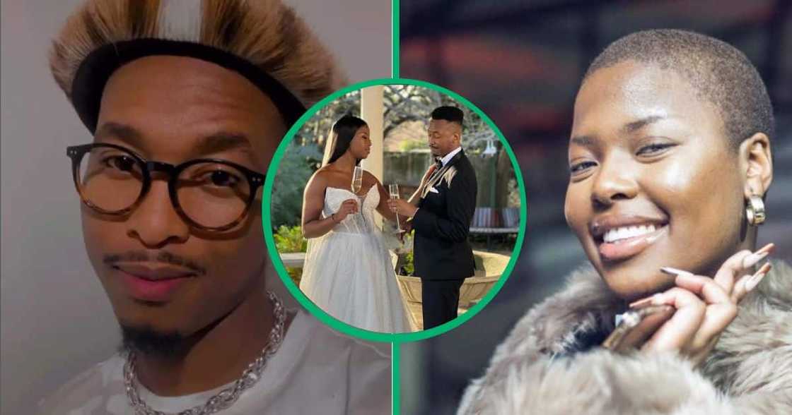 Mthunzi and Azana finally admit to shooting a music video. Mthunzi and Azana finally admit to shooting a music video.