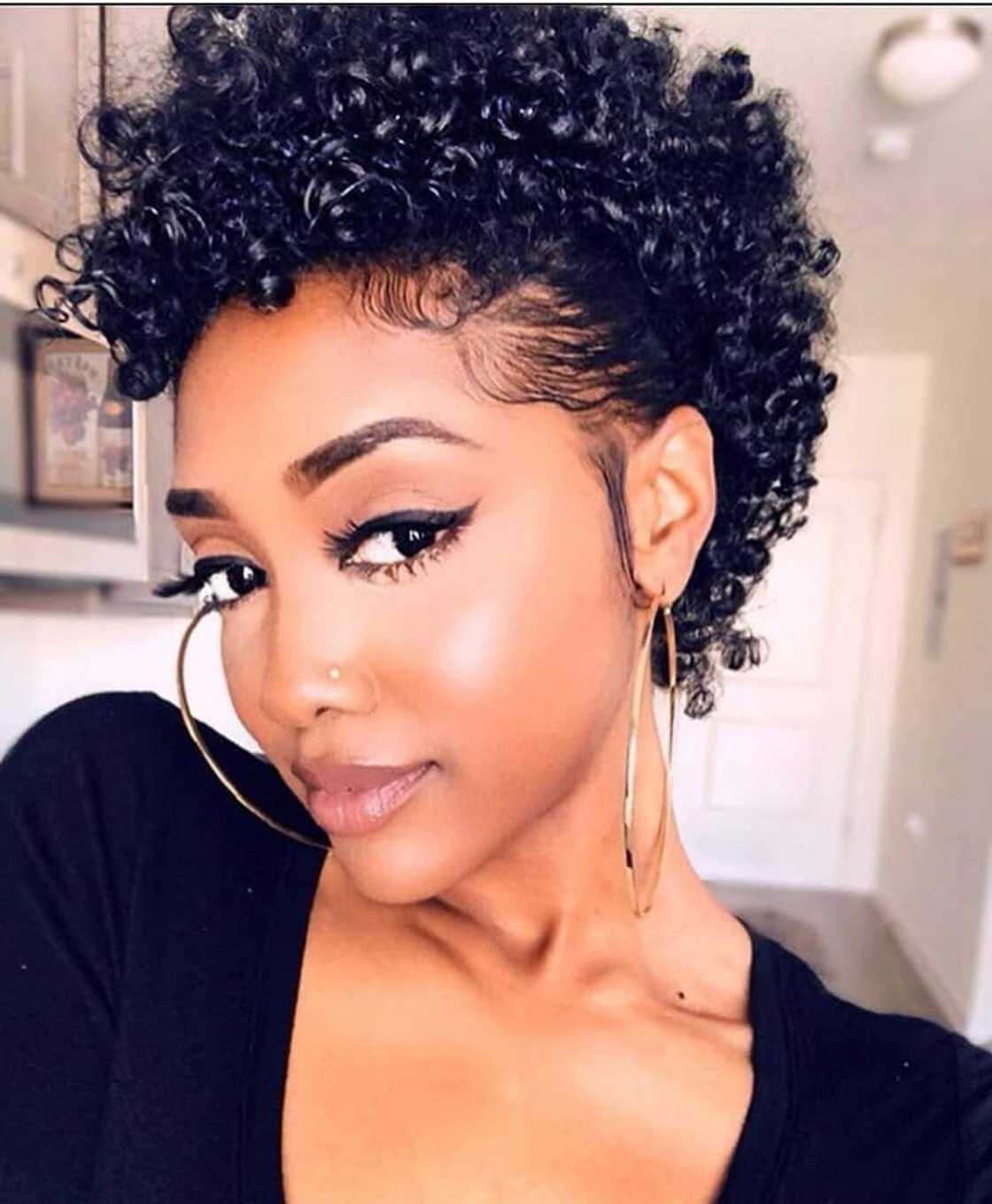 25 Cute short curly hairstyles for black women to try in 2020 25 Cute short curly hairstyles for black women to try in 2020