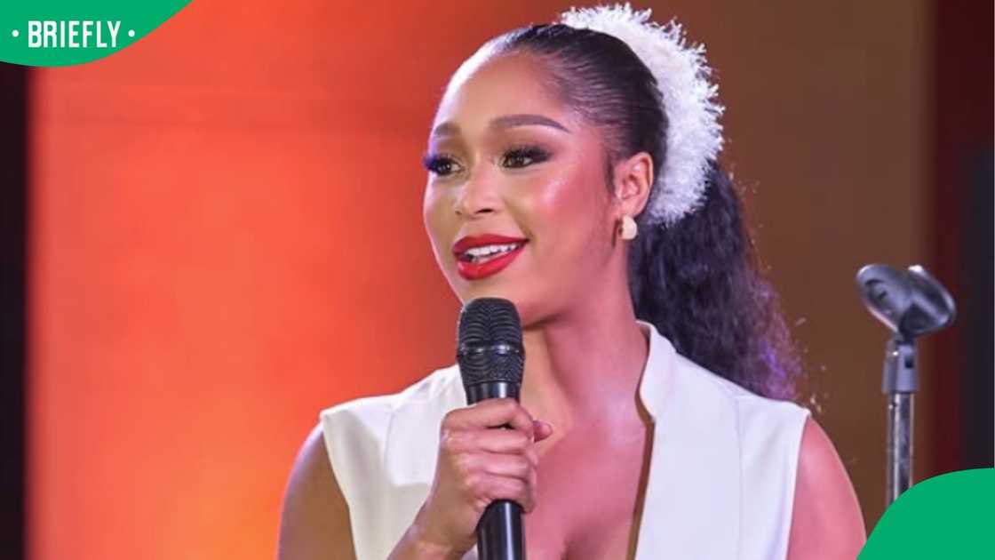Minnie Dlamini won the Entertainment TV Producer of the Year at the Basadi in Music Awards