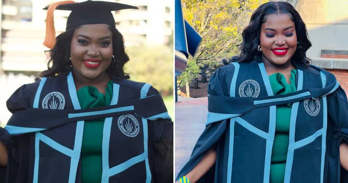 Lady bags master's degree, she lives in Johannesburg Lady bags master's degree, she lives in Johannesburg