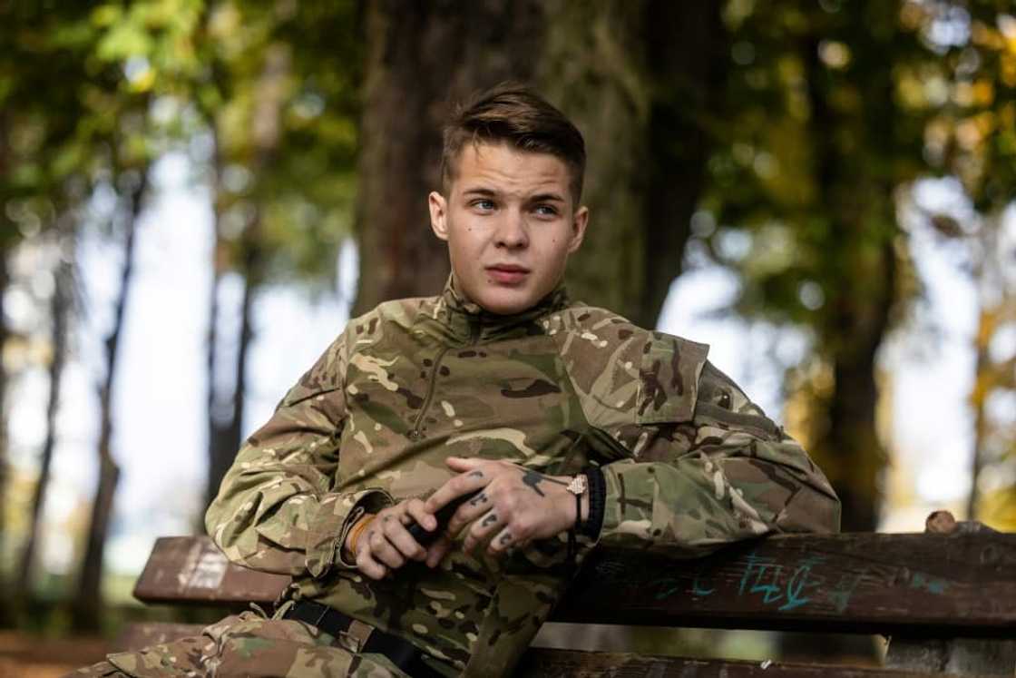 Young Belarusian volunteer Gleb Gunko said his country's freedom depends on the war in Ukraine Young Belarusian volunteer Gleb Gunko said his country's freedom depends on the war in Ukraine