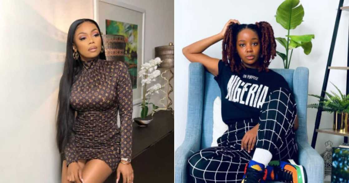 Bonang Matheba And Thuso Mbedu bag Nickelodeon Kid's Choice nomination Bonang Matheba And Thuso Mbedu bag Nickelodeon Kid's Choice nomination
