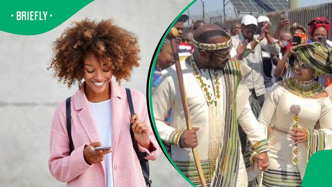 People are gushing over the couple's wedding clothes.