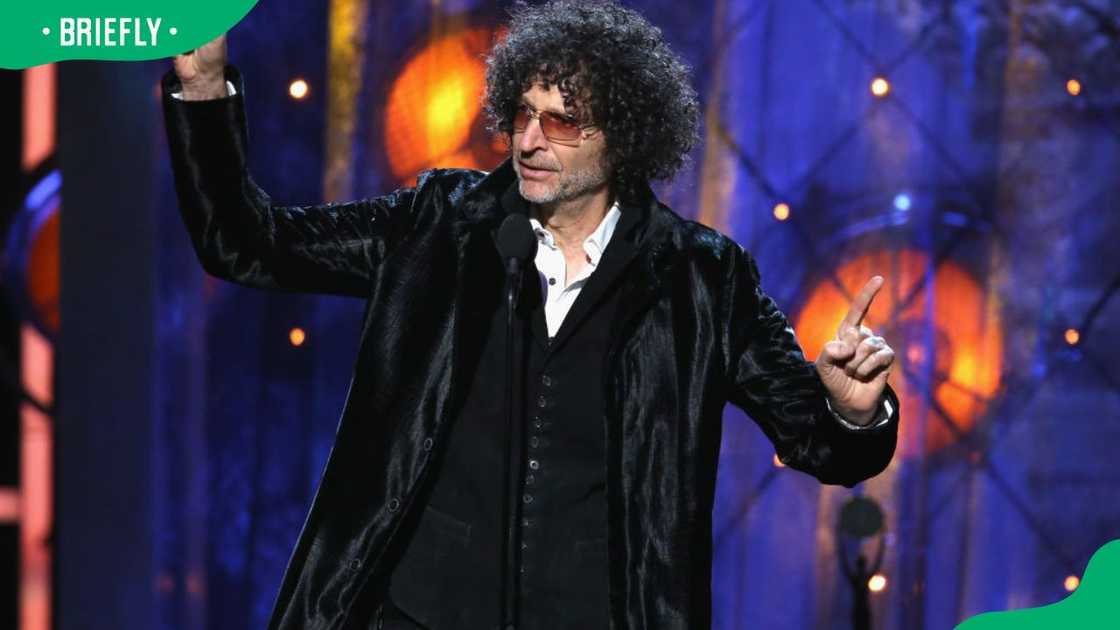 Broadcaster Howard Stern during the 2018 Annual Rock & Roll Hall of Fame Induction Ceremony Broadcaster Howard Stern during the 2018 Annual Rock & Roll Hall of Fame Induction Ceremony