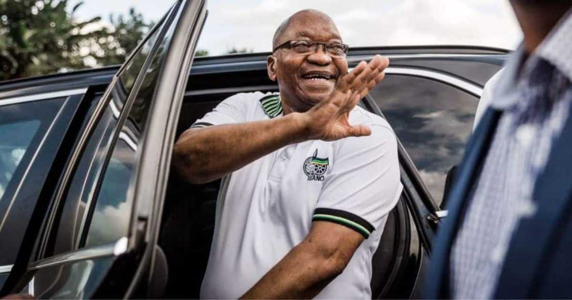 Jacob Zuma is back in South African after allegedly receiving medical treatment in Russia