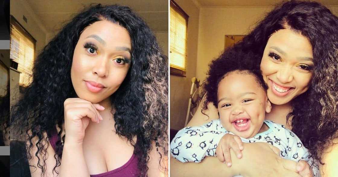 Simphiwe Ngema loves her son Kearabile Kemorena Simphiwe Ngema loves her son Kearabile Kemorena