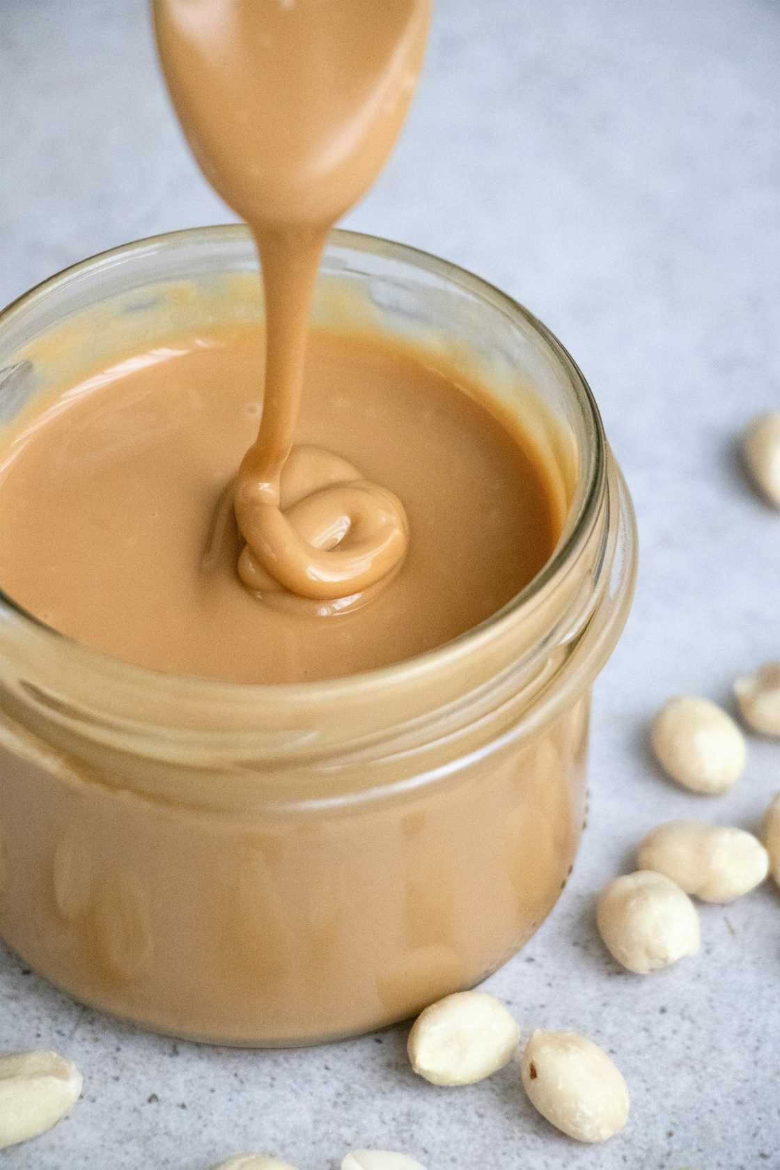 A jar of peanut butter.