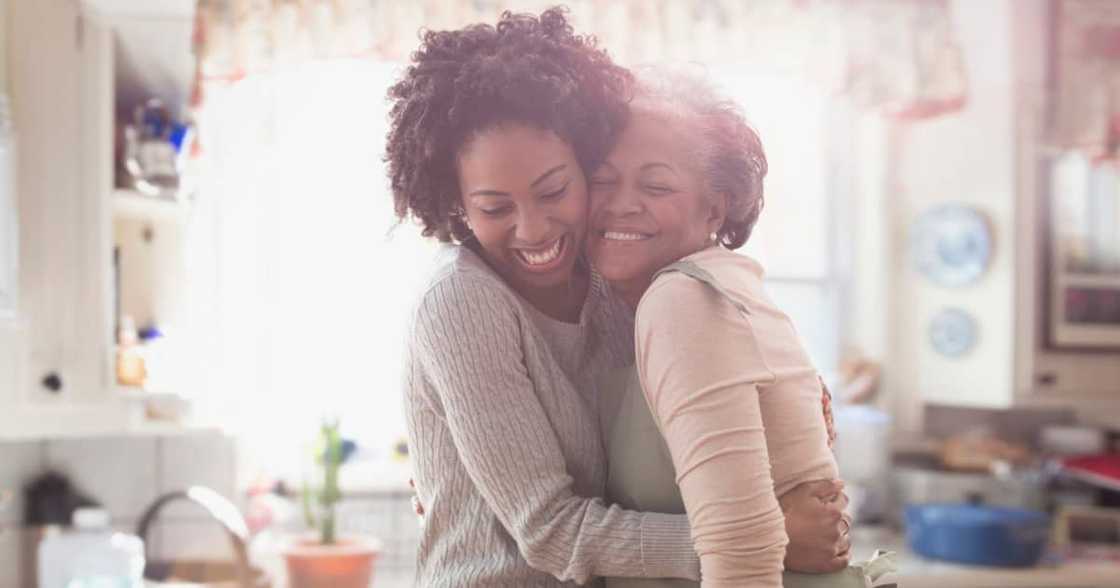 A lady presents her mum with a new house in beautiful video