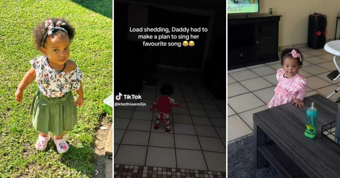 TikTok user @khethiwemiljo shared a video showing a baby girl dancing to her daddy’s vocals TikTok user @khethiwemiljo shared a video showing a baby girl dancing to her daddy’s vocals