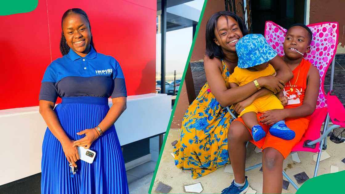 Penny Ntuli with her kids Penny Ntuli with her kids