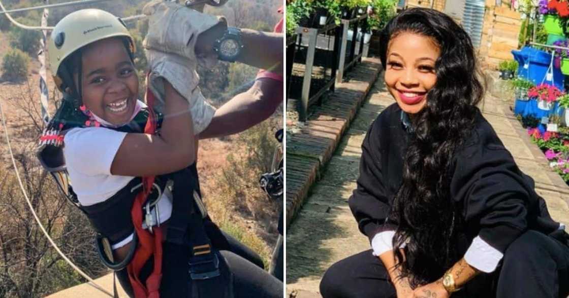 Kelly Khumalo, Senzo Meyiwa, Daughter, Thingo