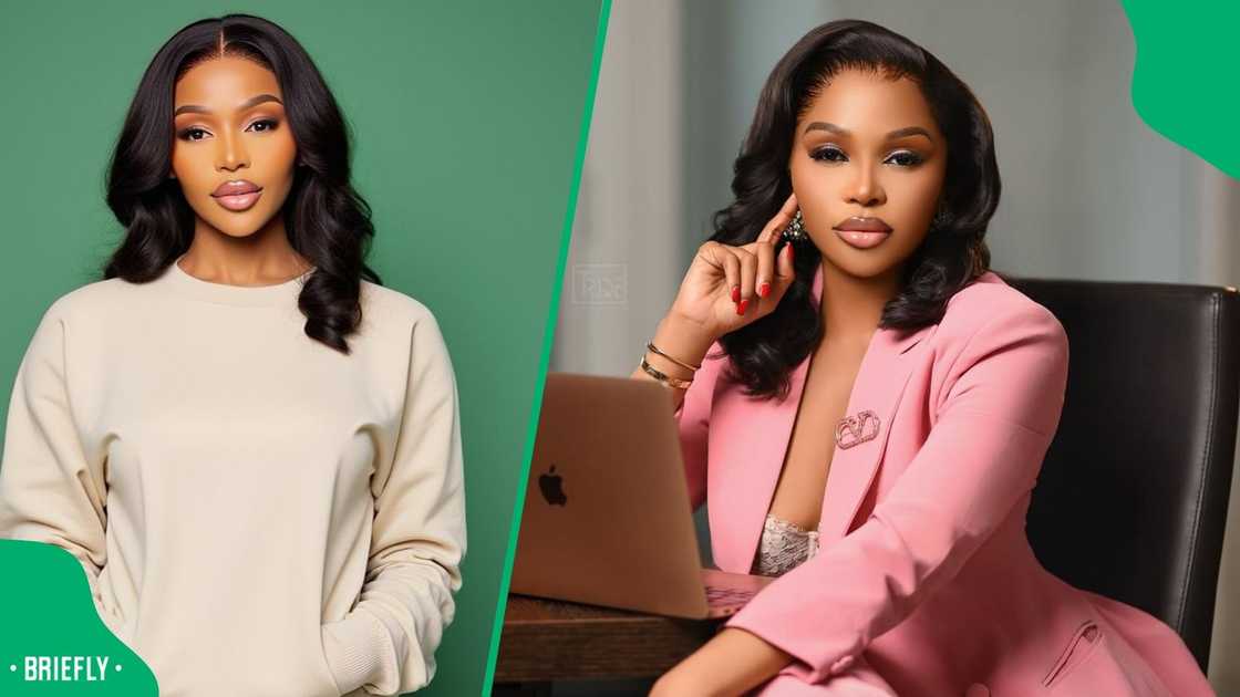 Tebogo Thobejane flaunts her hourglass figure