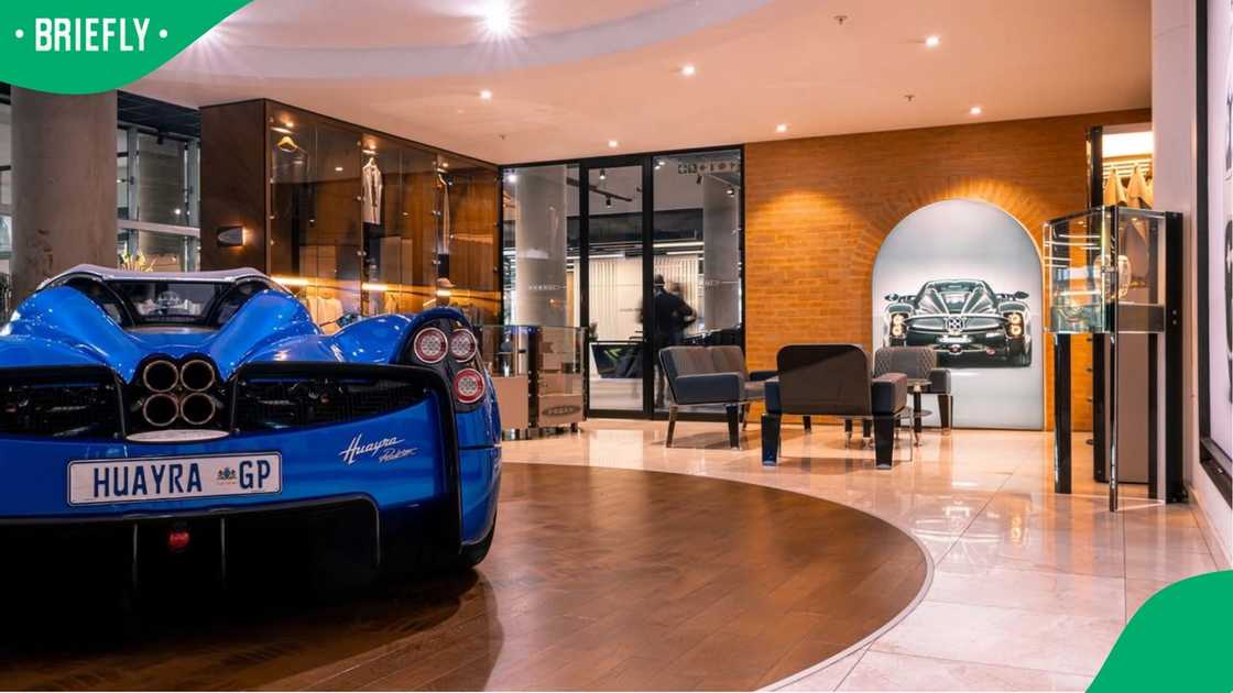 The Pagani Huayra Roadster is built by hand