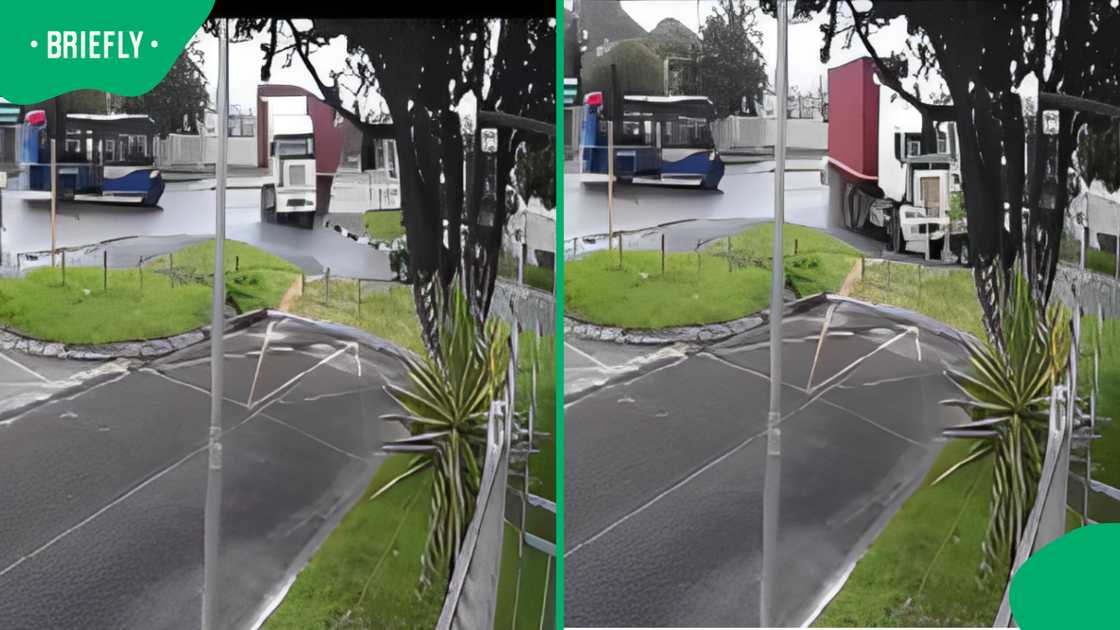 Truck barrels into Bothasig house in split-second crash