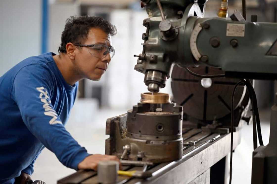 Northern Mexico is home to manufacturing companies like this aerospace parts maker Northern Mexico is home to manufacturing companies like this aerospace parts maker