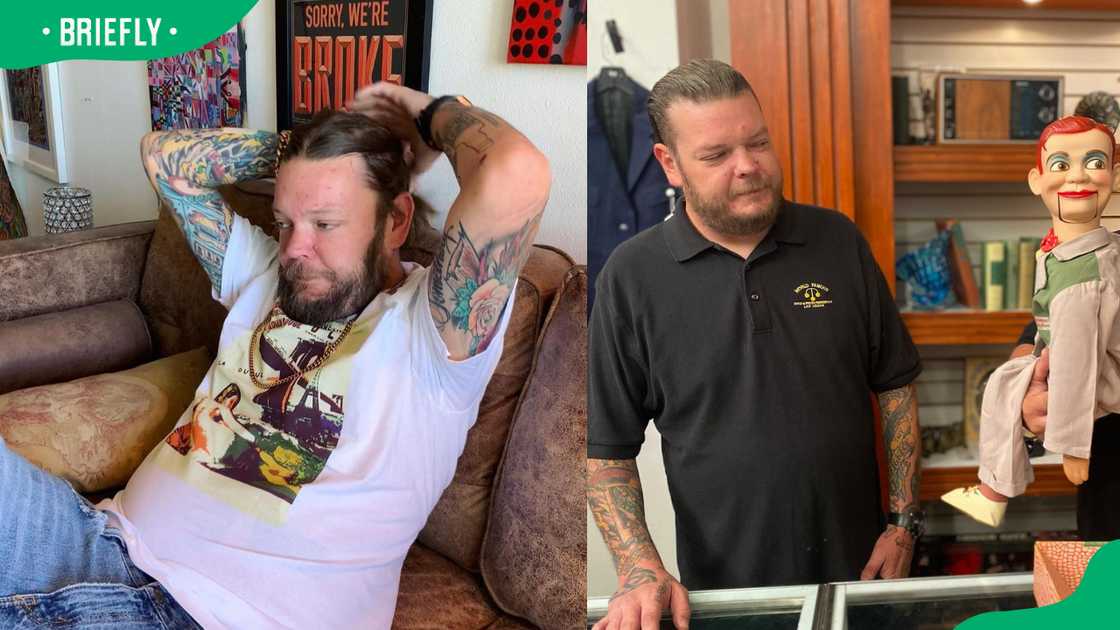 Corey Harrison shooting a Pawn Stars episode Corey Harrison shooting a Pawn Stars episode