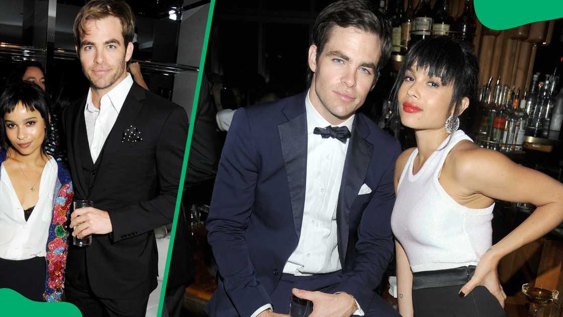 Chris Pine and Zoë Kravitz