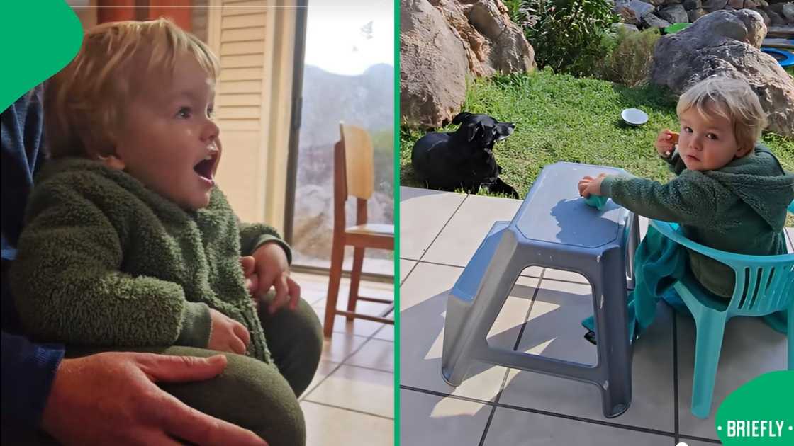 The boy whose parents are Afrikaners, sang the Zulu and Sotho parts of the anthem better that the Afrikaans part