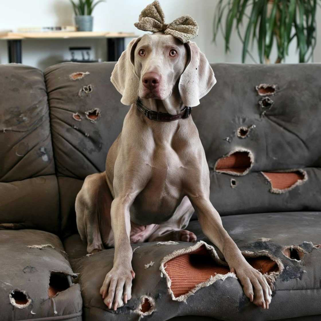 Dogs can destroy things for many reasons