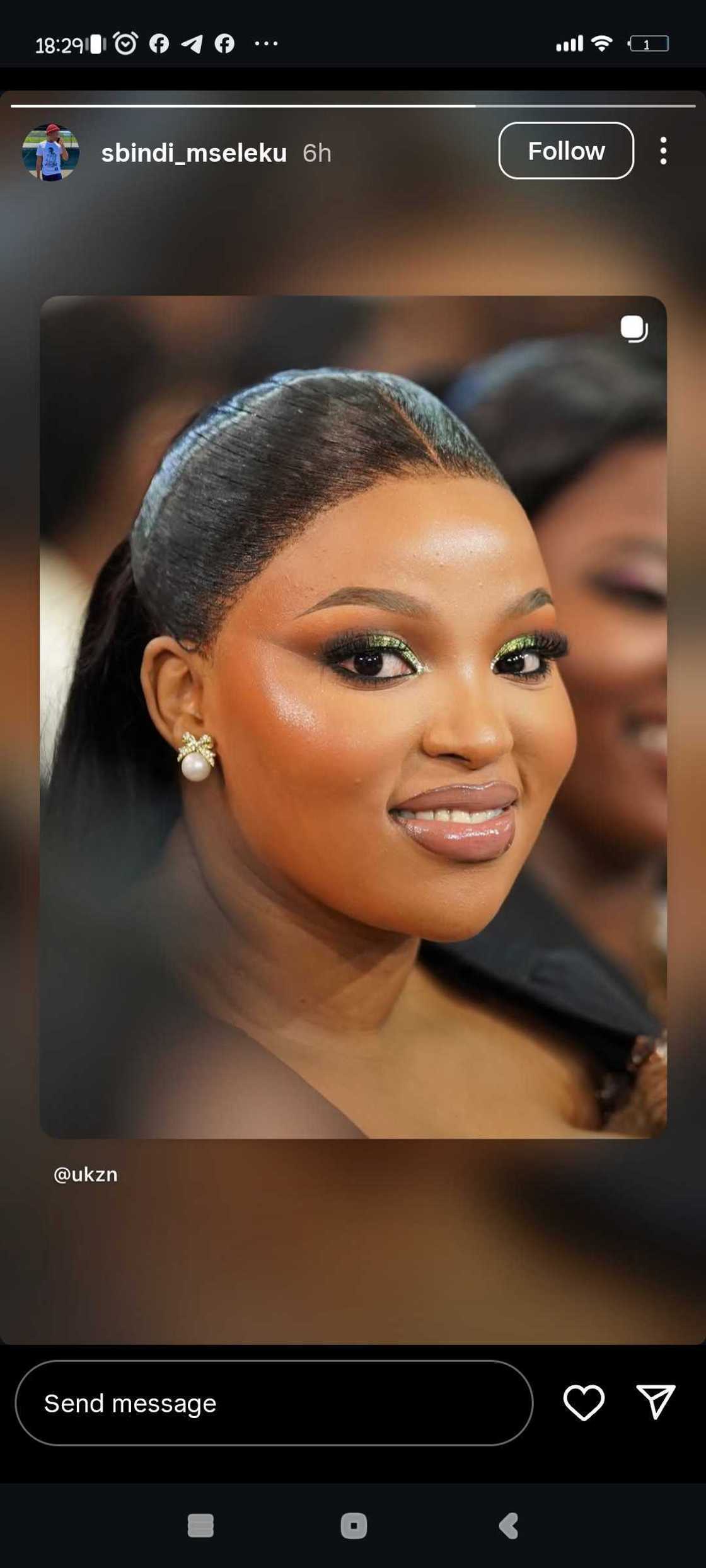Amahle Biyela celebrates graduation