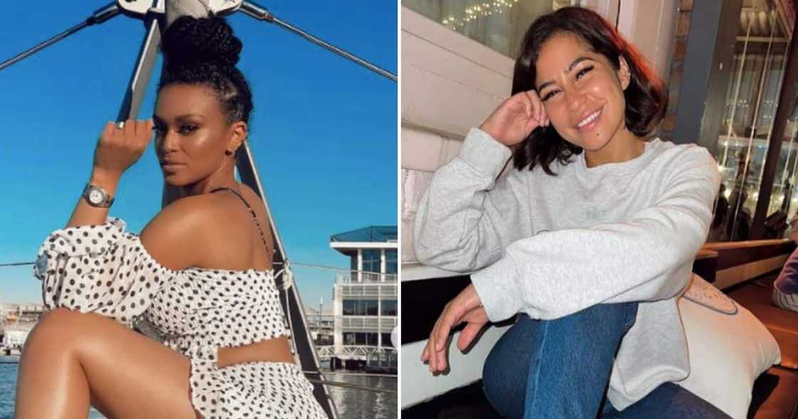 Pearl Thusi and Nadia Jaftha, Friends, Cape Town Pearl Thusi and Nadia Jaftha, Friends, Cape Town