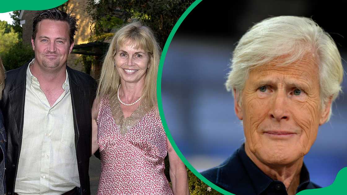 Matthew Perry with mom Suzanne during LA Kings & the Canadian Community (L). Keith Morrison on Wednesday, September 18, 2019 (R) Matthew Perry with mom Suzanne during LA Kings & the Canadian Community (L). Keith Morrison on Wednesday, September 18, 2019 (R)