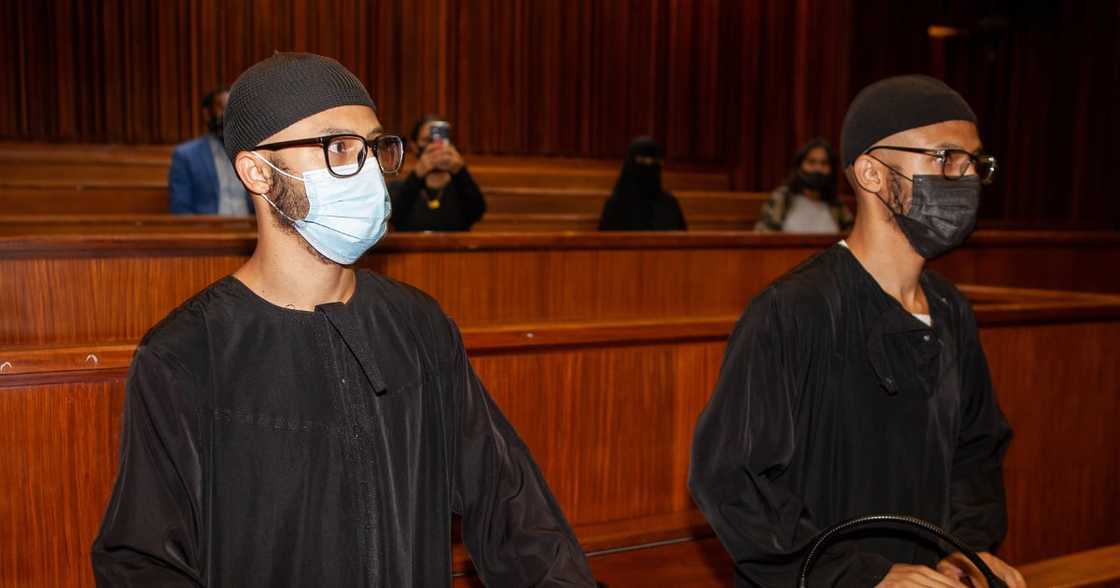 Convicted terrorists , Brandon-Lee and Tony-Lee Thulsie Convicted terrorists , Brandon-Lee and Tony-Lee Thulsie