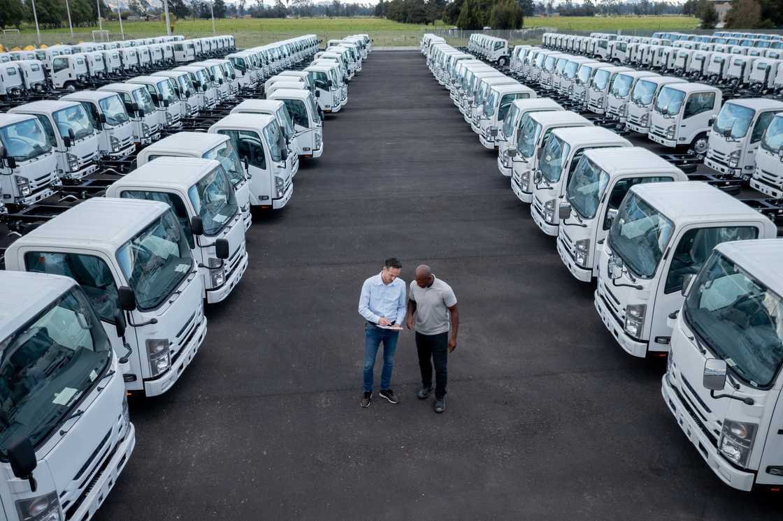 Constance Makwale started with a small business before owning a fleet of trucks Constance Makwale started with a small business before owning a fleet of trucks