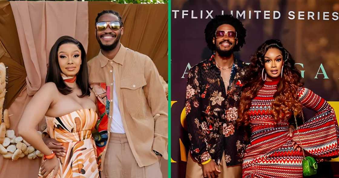 Dineo Langa and her hubby attended the Netflix 'Bridgerton' affair Dineo Langa and her hubby attended the Netflix 'Bridgerton' affair