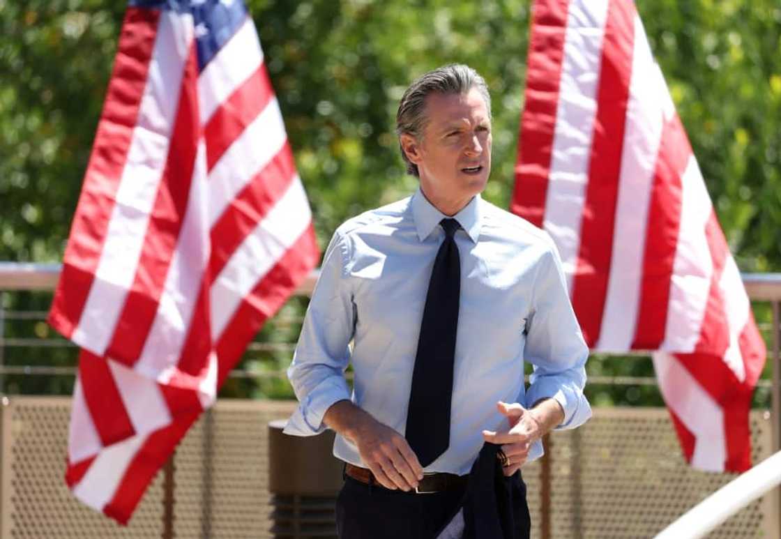 California governor Gavin Newsom is believed to have presidential ambitions California governor Gavin Newsom is believed to have presidential ambitions