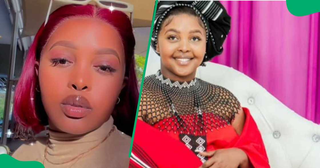 A TikTok video shows a woman unveiling her home. A TikTok video shows a woman unveiling her home.