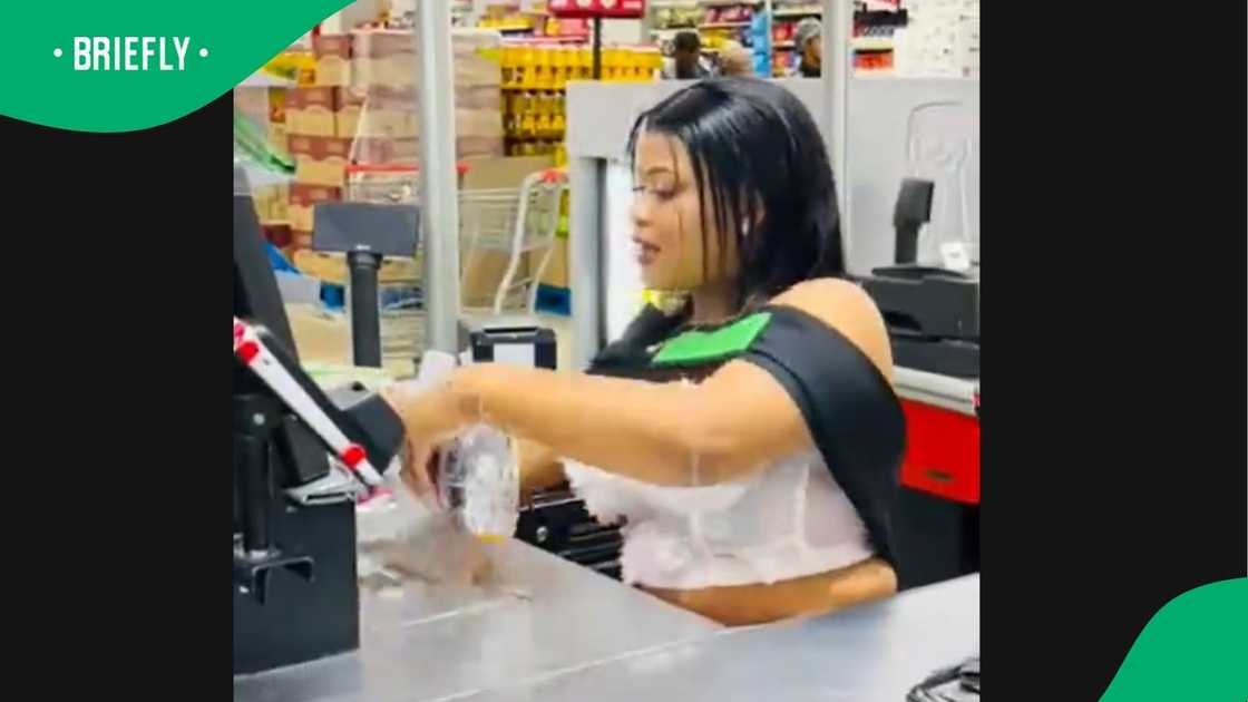 A video went viral on TikTok. A video went viral on TikTok.