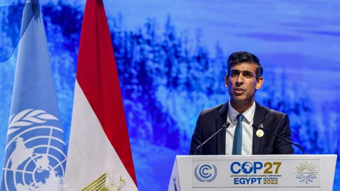 Sunak was criticised for initially saying he wouldn't attend the UN climate change talks Sunak was criticised for initially saying he wouldn't attend the UN climate change talks