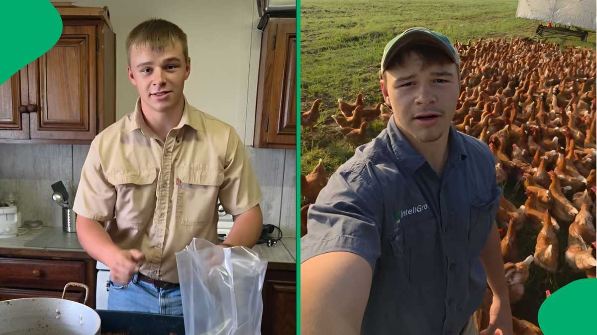 "Much respect to you": 19-year-old farmer shows reality of his life in South Africa, Mzansi wowed