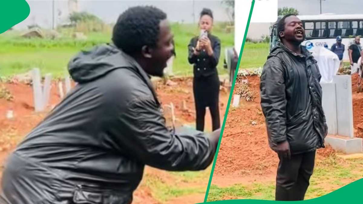 Man spontaneously leads JMPD choir in Solly Moholo classic at funeral in TikTok video moves South Africa
