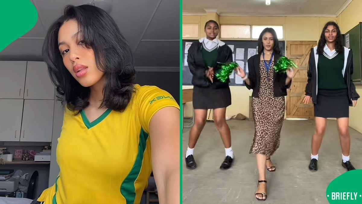 Teacher matches learners’ energy in viral classroom dance, delighting SA: "Killed it"