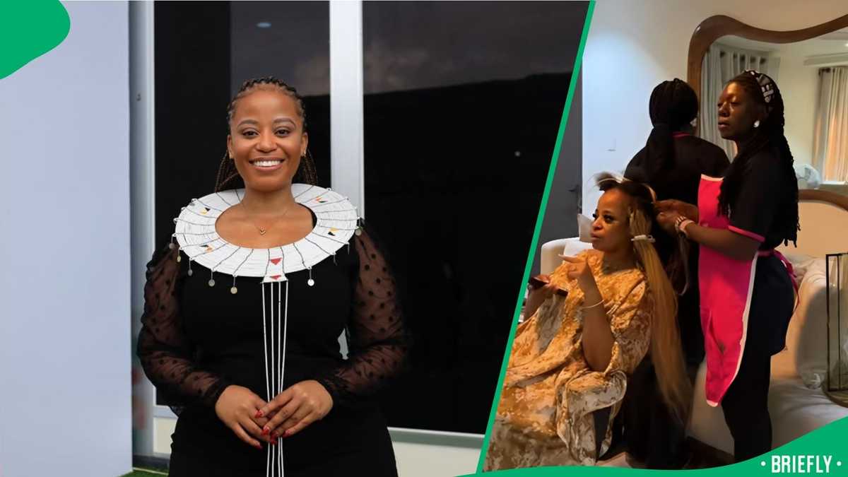 "That's how a queen does it": South African woman flies to Nigeria to get her done, Mzansi impressed