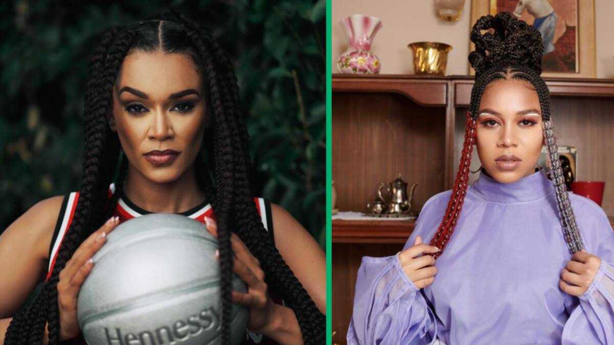 Pearl Thusi and Sho Madjozi Link Up at the BAL Tournament in Pretoria - Briefly.co.za