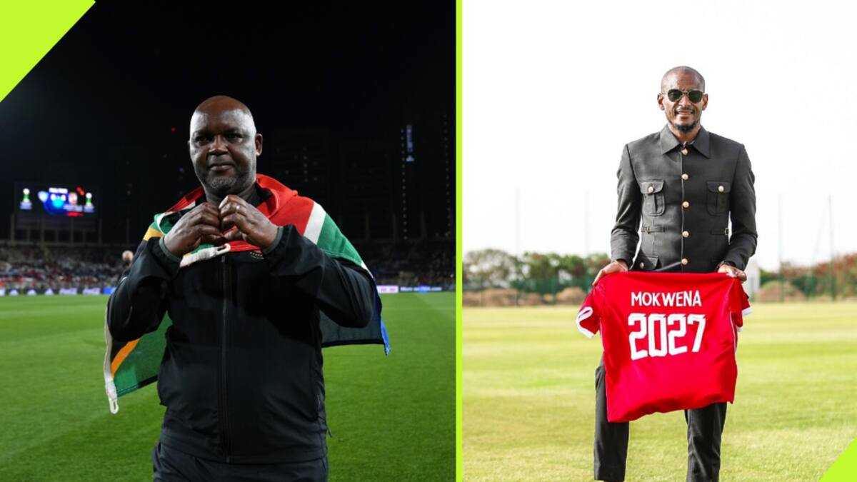 Stunning Former Mamelodi Sundowns Coach Pitso Mosimane Hails Rhulani Mokwena Following Mc Alger Super Cup Win, 'he Will Be Better Than Me' Artwork Collection Stunning Former Mamelodi Sundowns Coach Pitso Mosimane Hails Rhulani Mokwena Following Mc Alger Super Cup Win, 'he Will Be Better Than Me' Artwork Collection