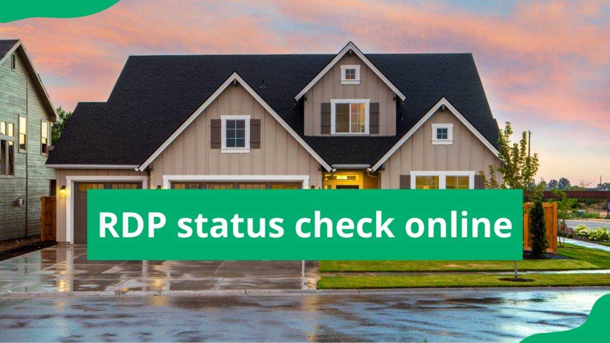RDP status check online: apply and check your housing status in 2024 ...