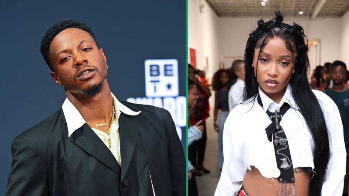 Impressed Rapper Uncle Waffles Hangs Out With US Rapper and Actor Joey Bada$s, SA ...