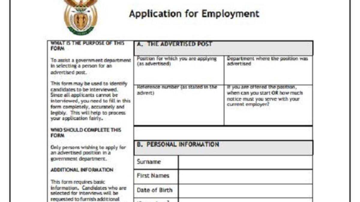 Z83 form: word form, pdf form download, how to fill it and an example ...