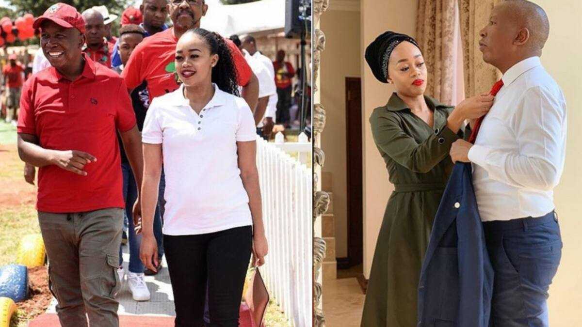 Julius Malema And His Wife Mantwa Matlala Serve Major Couple Goals A Julius Malema And His Wife Mantwa Matlala Serve Major Couple Goals A