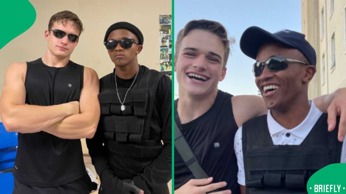 A viral video celebrated the connection between two friends who came from opposite sides of South African life