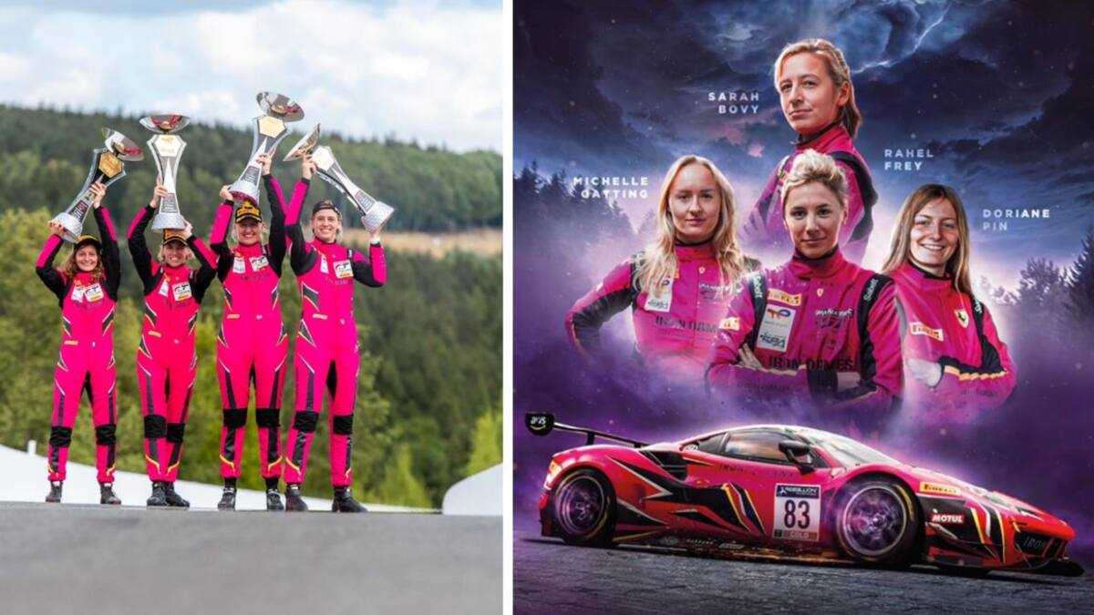 'Women driven by dreams': All-female racing driver line-up team Iron ...