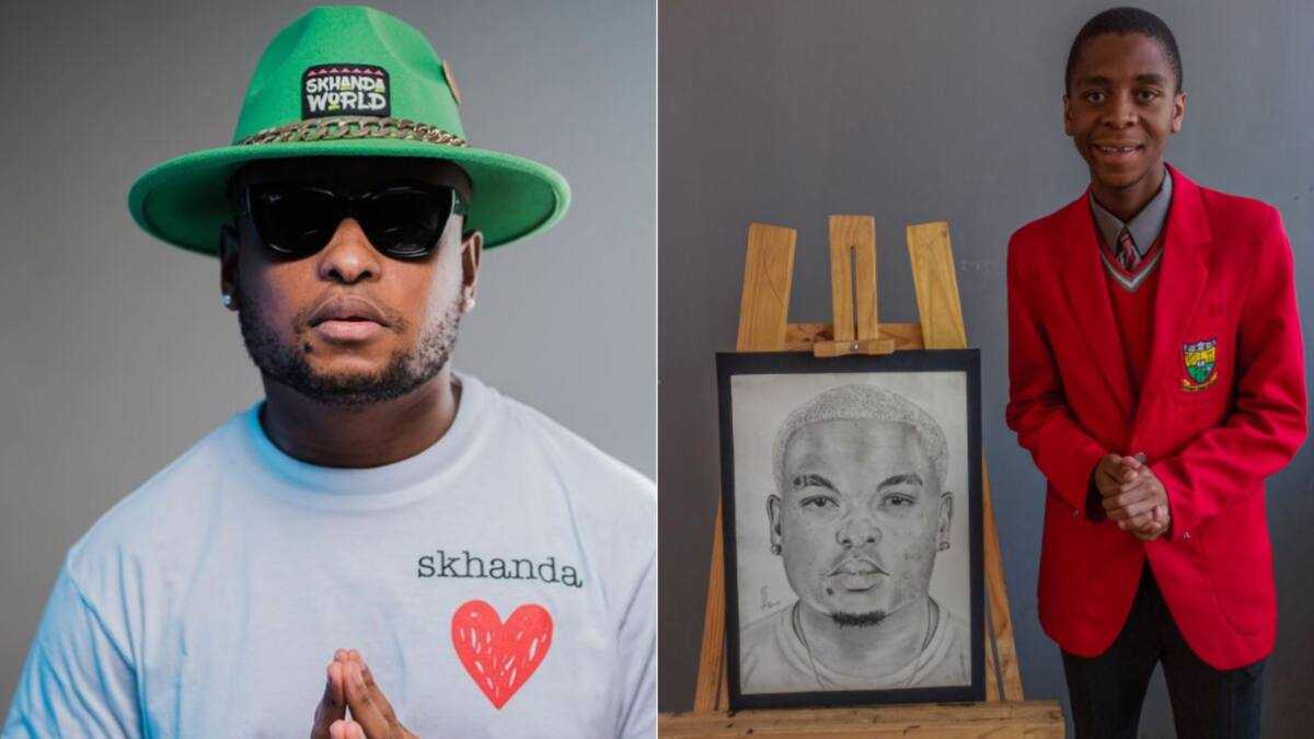 Impressed Rapper K.O Fan Shows Off Detailed Portrait of Star’s Face, Rapper Impressed by ...